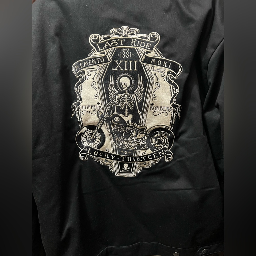 Rare lucky 13 biker jacket